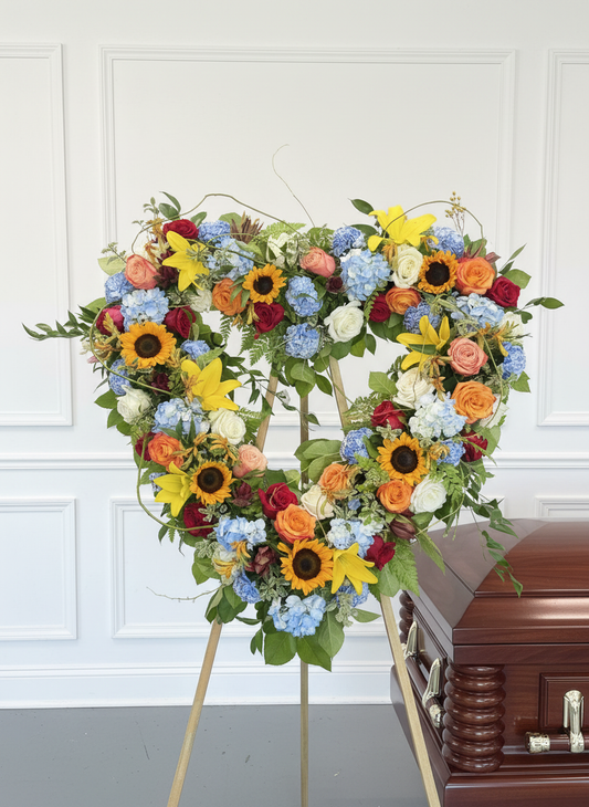 Vibrant Tribute Heart
