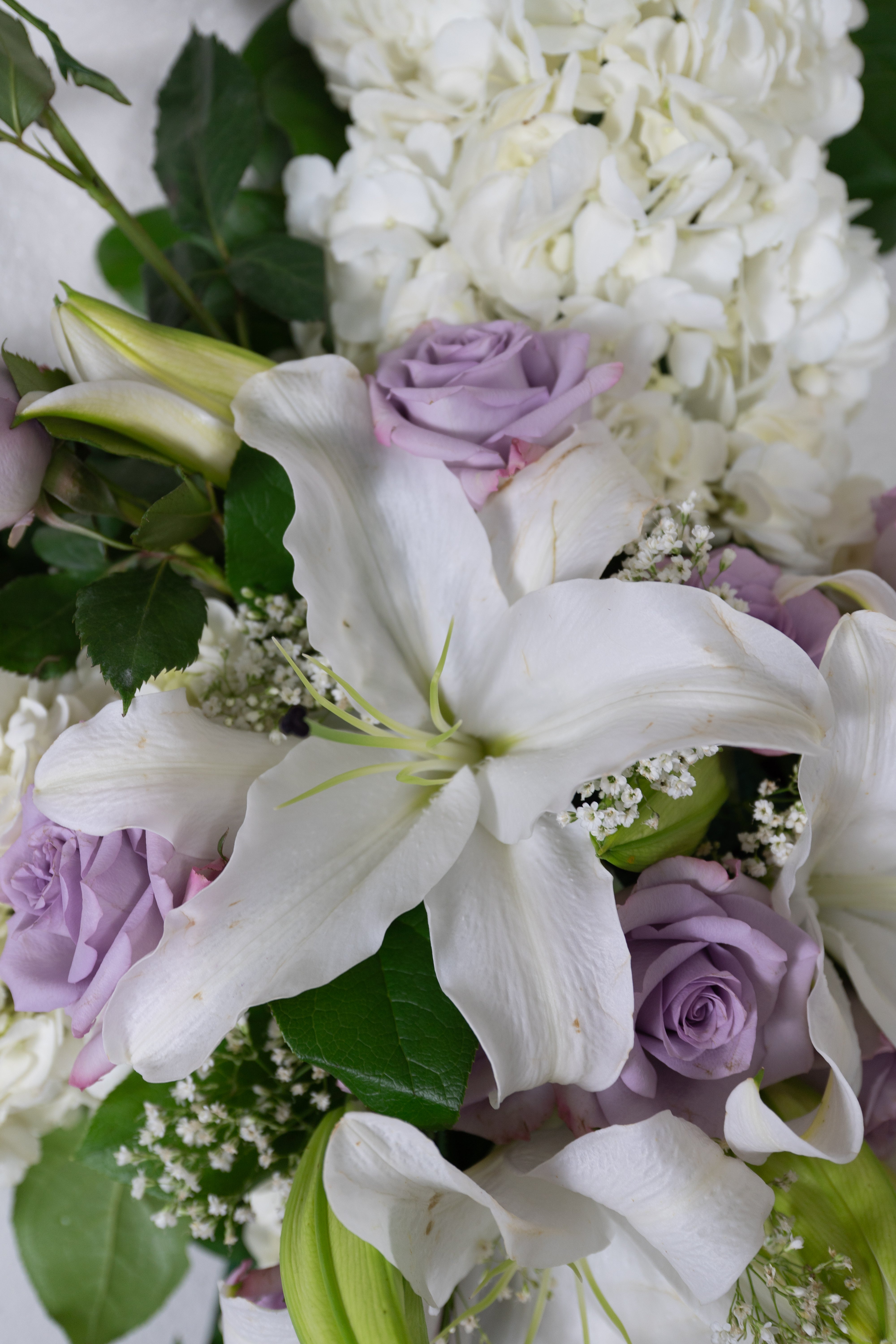 Lavender Tribute Cross