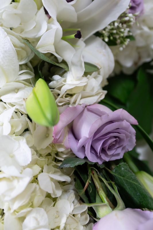 Lavender Tribute Cross