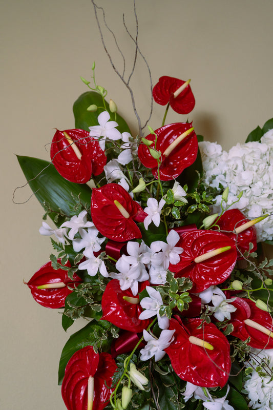 Red Tropical Heart