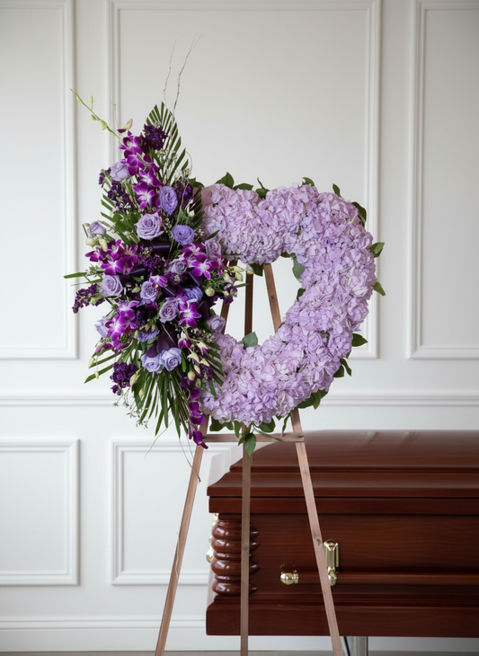 Purple Majestic Heart