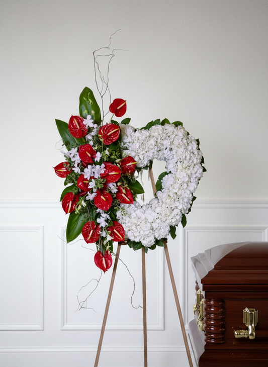 Red Tropical Heart