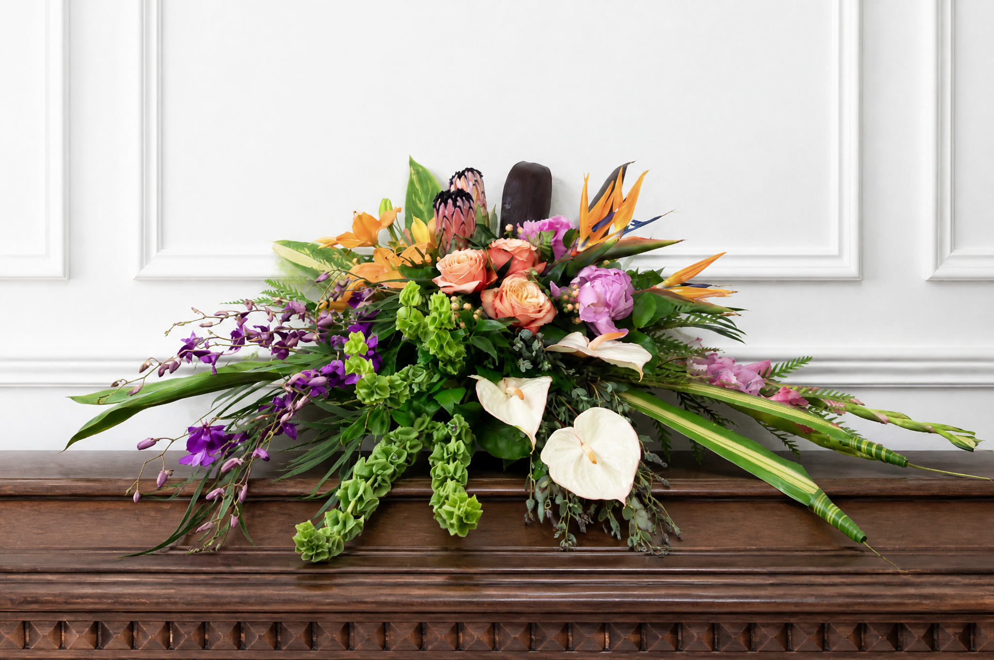 Tropical Casket Spray
